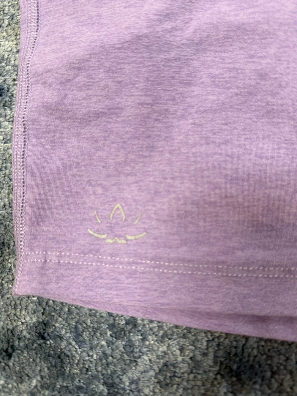 Beyond Yoga Spacedye Refocus Cropped Tank Lavender Heather